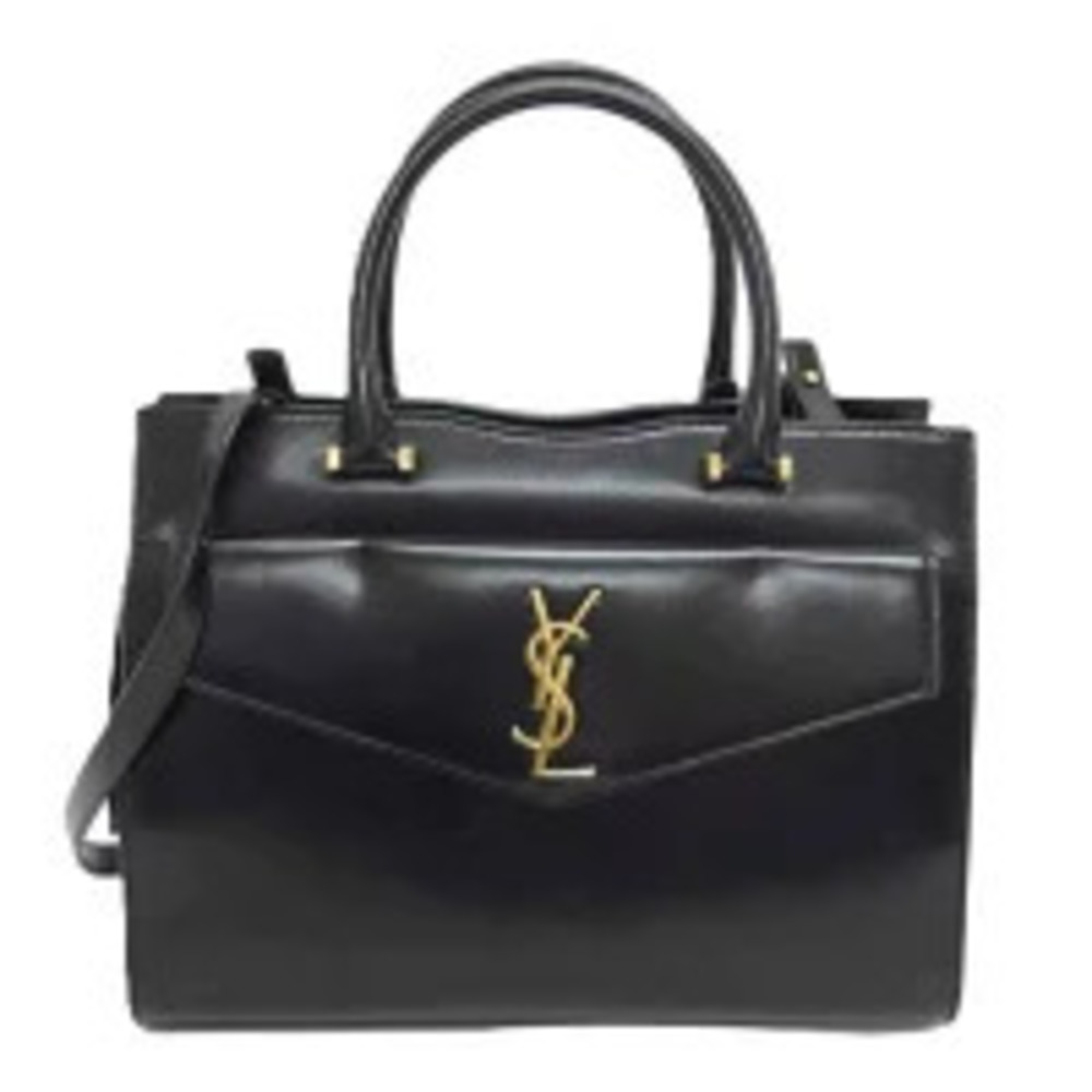 SAINT LAURENT Uptown Shoulder Bag Black GNR AB - Picture 1 of 6